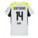 Borussia Dortmund Maximilian Beier #14 Borta matchtröja Dam 2025-26 Kortärmad Billigt
